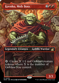 Krenko, Mob Boss (Anime Borderless) (430) [Ravnica Remastered] - Deck Out Gaming