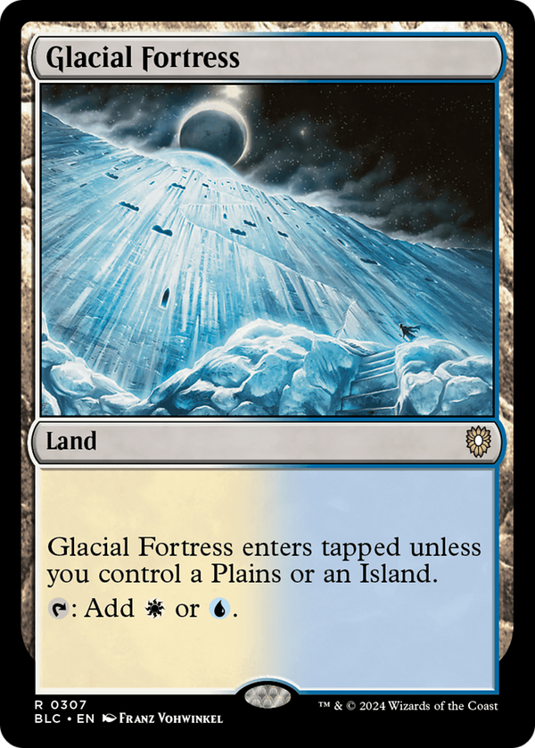 Glacial Fortress (307) [Bloomburrow Commander] - Deck Out Gaming