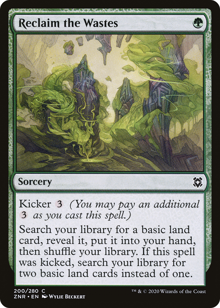 Reclaim the Wastes (200) [Zendikar Rising] foil - Deck Out Gaming