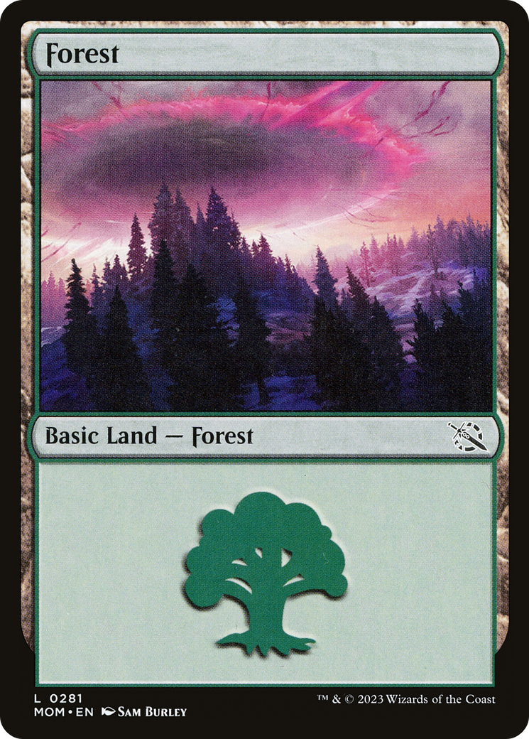 Forest (0281) (281) [March of the Machine] foil - Deck Out Gaming