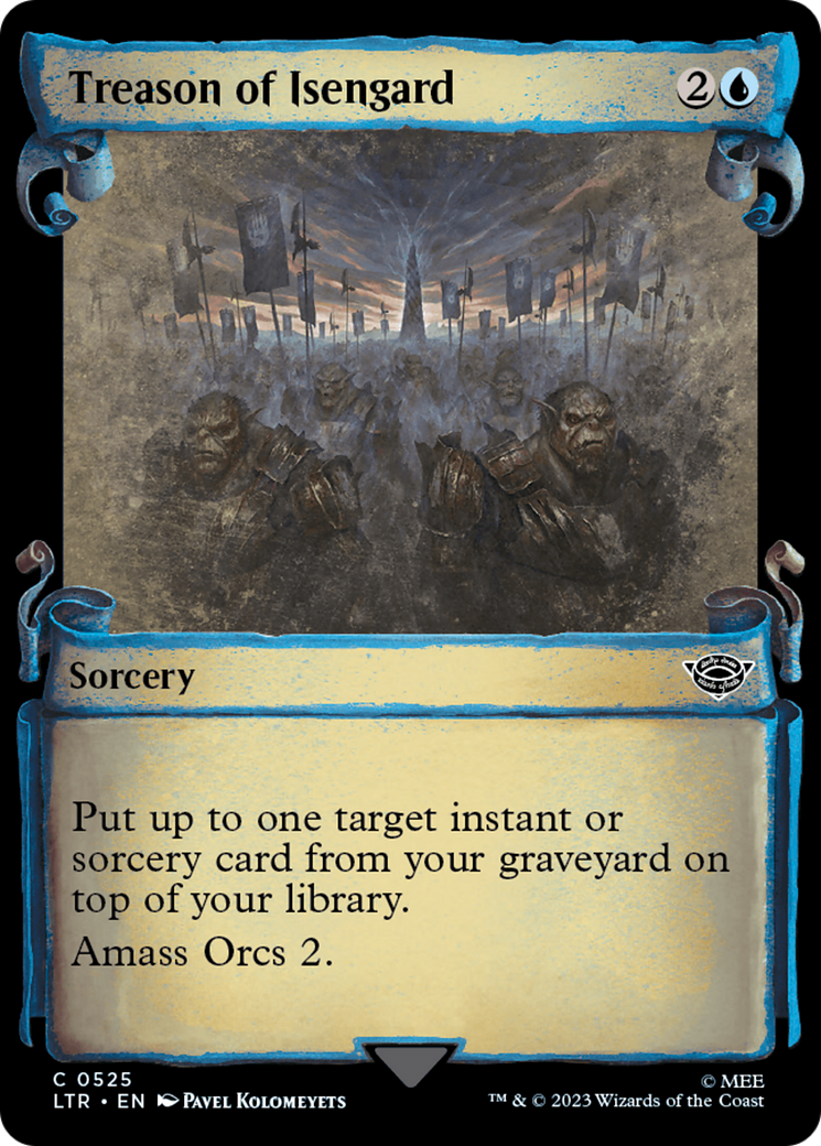 Treason of Isengard (Showcase Scrolls) (525) [The Lord of the Rings: Tales of Middle-earth] foil - Deck Out Gaming