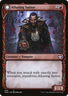 Alluring Suitor // Deadly Dancer (300) [Innistrad: Crimson Vow] foil - Deck Out Gaming