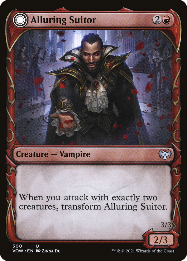 Alluring Suitor // Deadly Dancer (300) [Innistrad: Crimson Vow] foil - Deck Out Gaming
