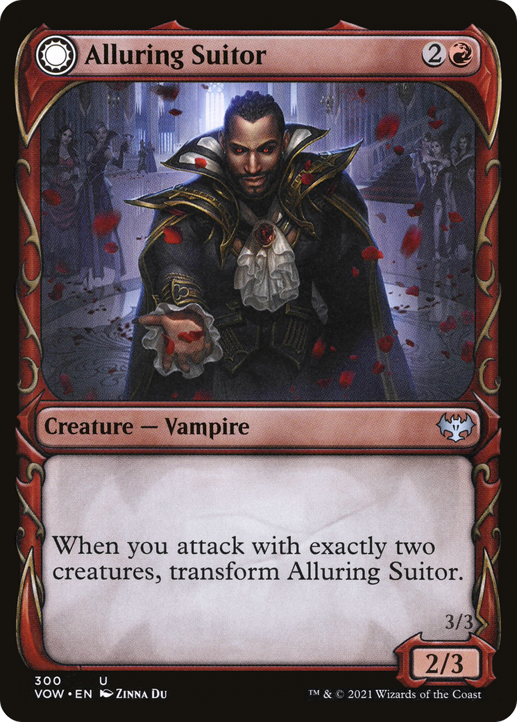 Alluring Suitor // Deadly Dancer (300) [Innistrad: Crimson Vow] foil - Deck Out Gaming