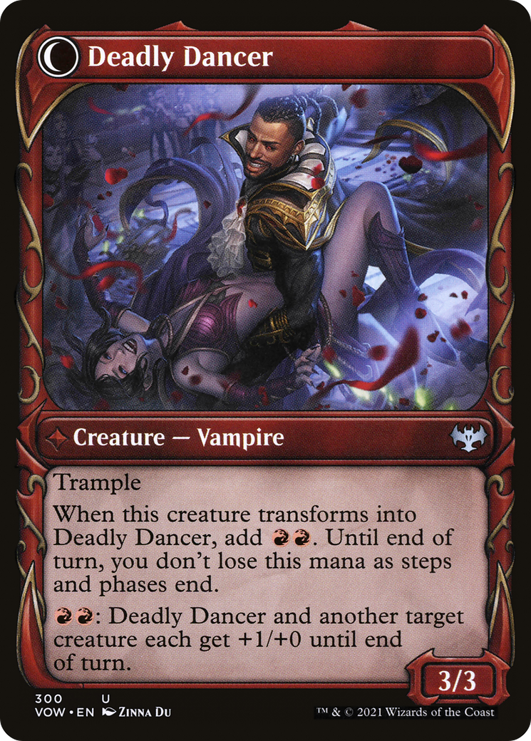 Alluring Suitor // Deadly Dancer (300) [Innistrad: Crimson Vow] - Deck Out Gaming