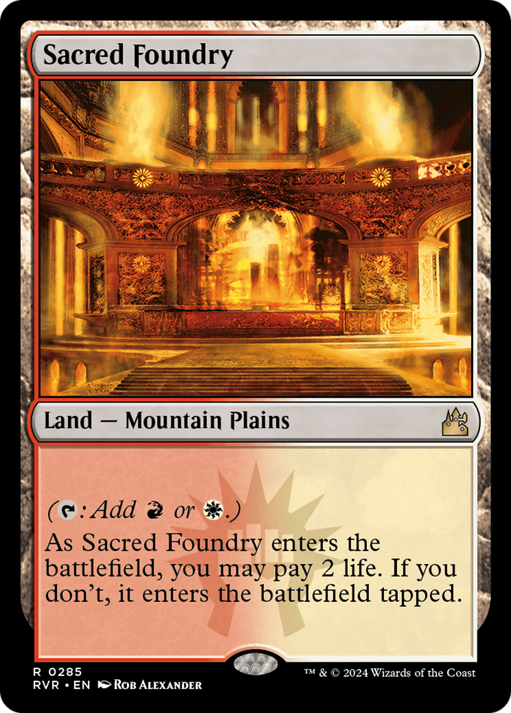 Sacred Foundry (285) [Ravnica Remastered] - Deck Out Gaming