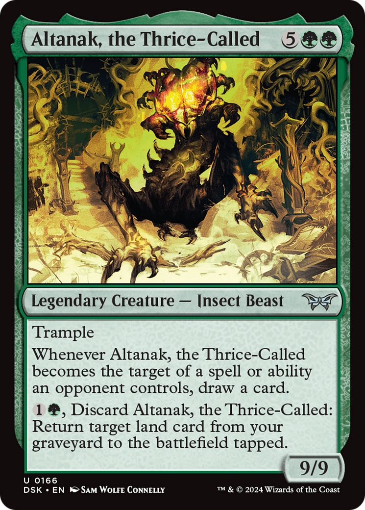 Altanak, the Thrice-Called (166) [Duskmourn: House of Horror] - Deck Out Gaming