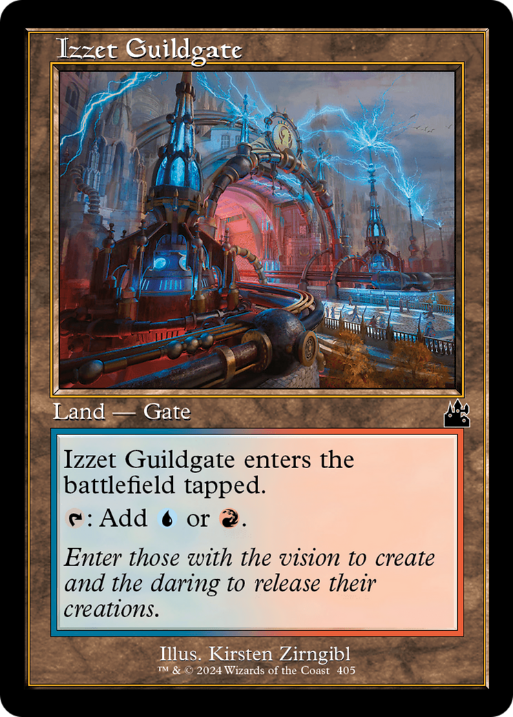 Izzet Guildgate (Retro Frame) (405) [Ravnica Remastered] - Deck Out Gaming