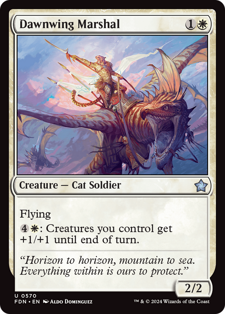 Dawnwing Marshal (570) [Foundations] - Deck Out Gaming