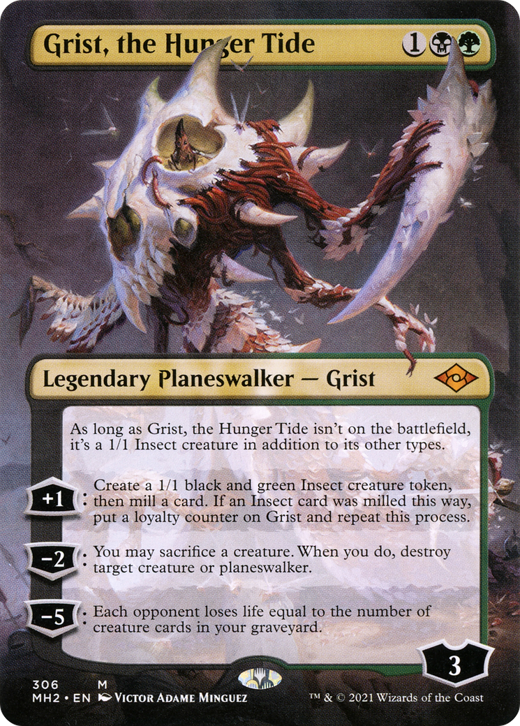 Grist, the Hunger Tide (Borderless) (306) [Modern Horizons 2] - Deck Out Gaming