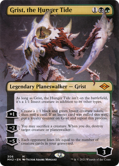 Grist, the Hunger Tide (Borderless) (306) [Modern Horizons 2] foil - Deck Out Gaming