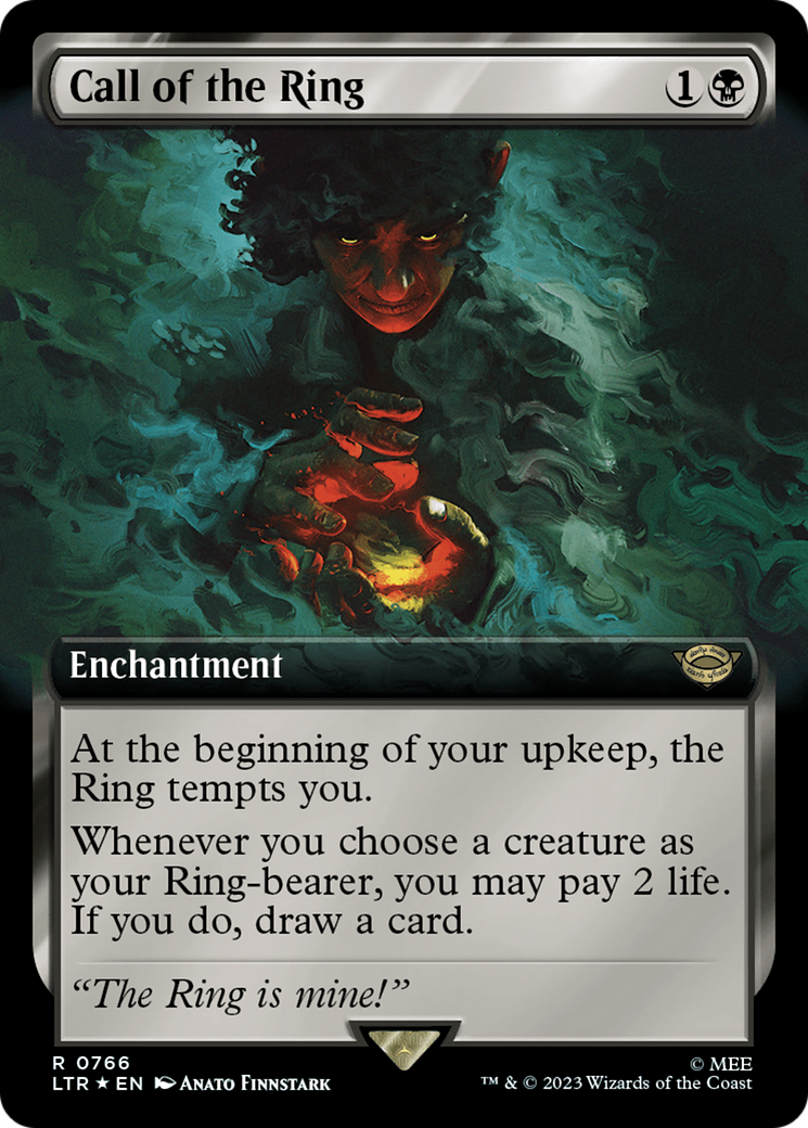 Call of the Ring (Extended Art) (Surge Foil) (766) [The Lord of the Rings: Tales of Middle-earth] foil - Deck Out Gaming