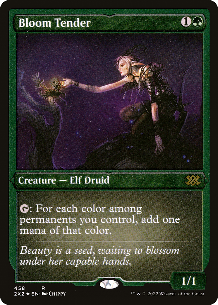 Bloom Tender (Foil Etched) (458) [Double Masters 2022] foil - Deck Out Gaming
