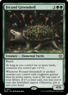 Fecund Greenshell (171) [Bloomburrow] - Deck Out Gaming