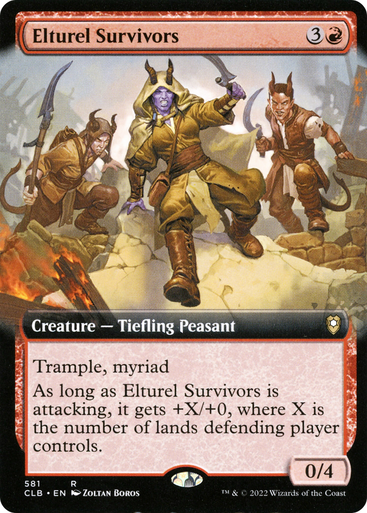 Elturel Survivors (Extended Art) (581) [Commander Legends: Battle for Baldur's Gate] foil - Deck Out Gaming