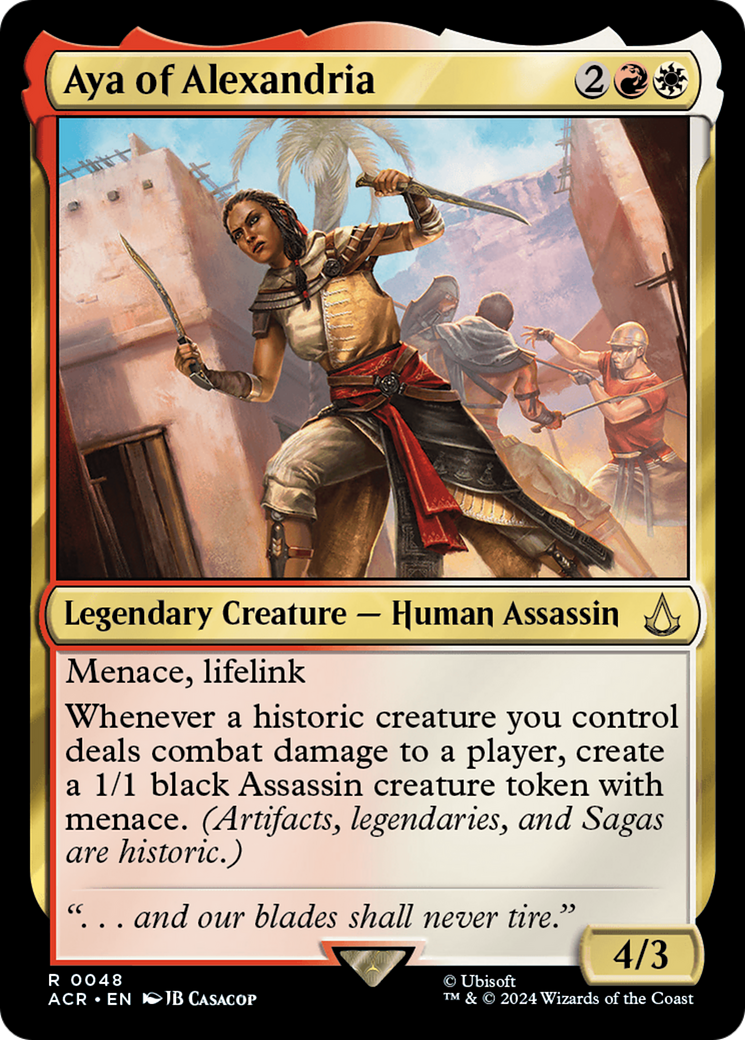 Aya of Alexandria (48) [Assassin's Creed] - Deck Out Gaming