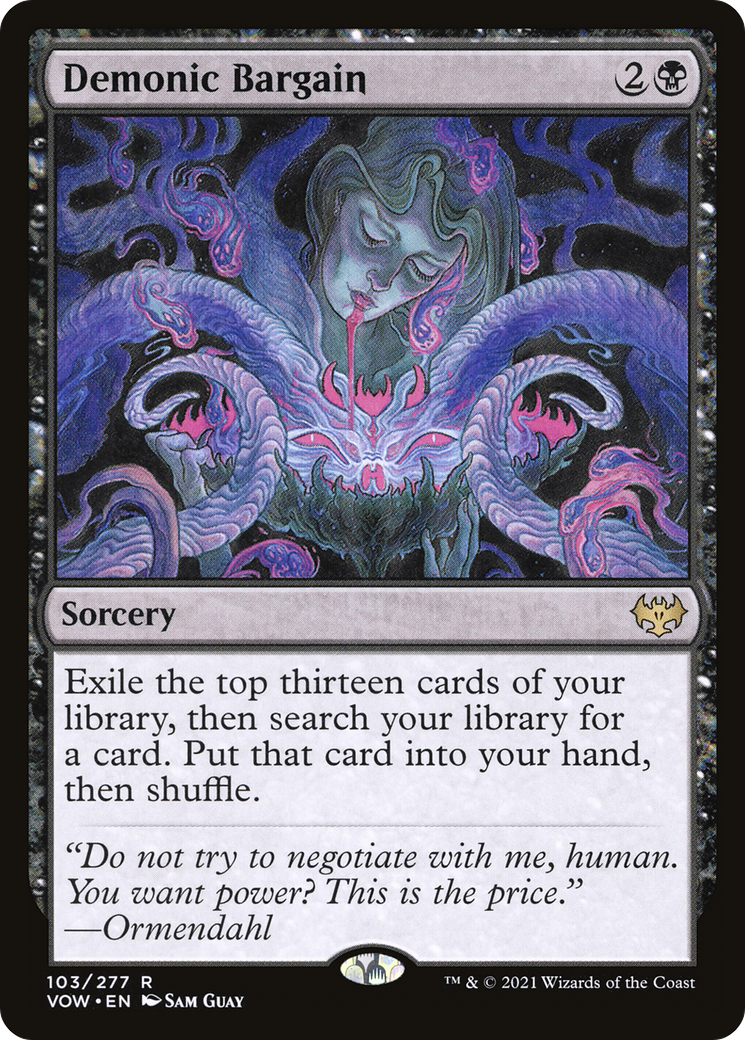 Demonic Bargain (103) [Innistrad: Crimson Vow] - Deck Out Gaming
