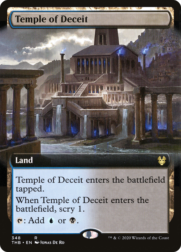 Temple of Deceit (Extended Art) (348) [Theros Beyond Death] - Deck Out Gaming