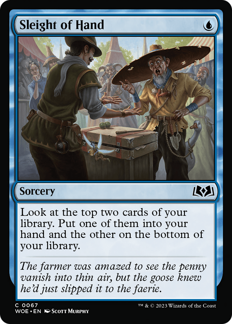 Sleight of Hand (67) [Wilds of Eldraine] foil - Deck Out Gaming