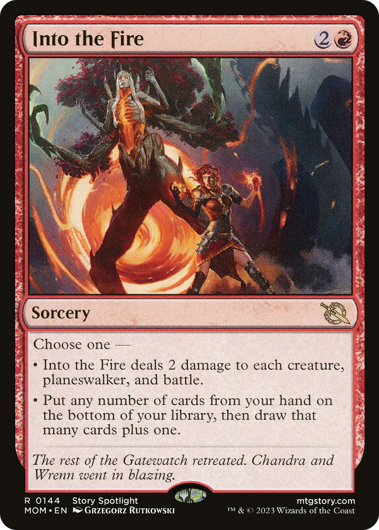 Into the Fire (144) [March of the Machine] - Deck Out Gaming