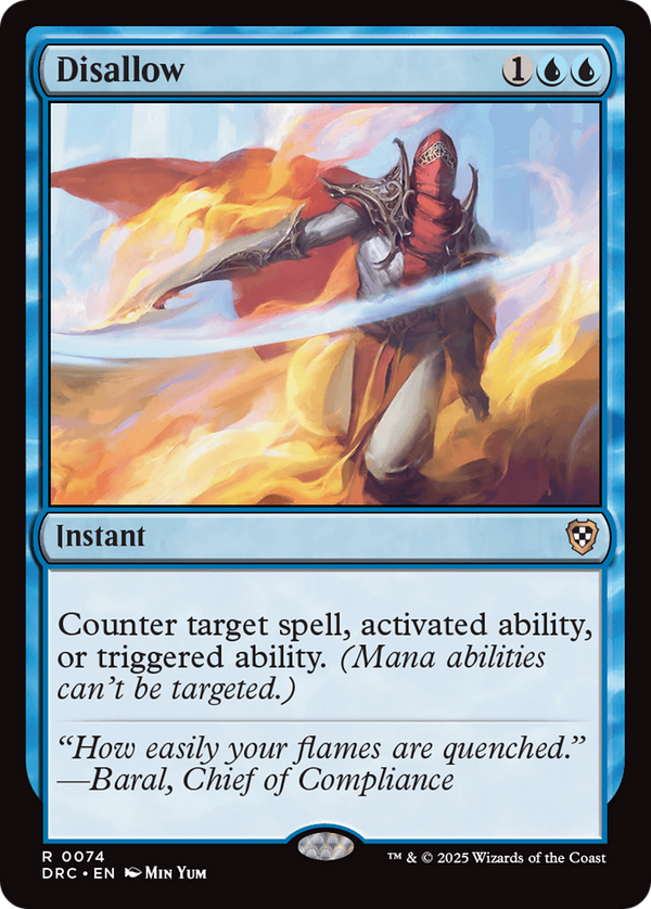 Disallow (74) [Commander: Aetherdrift] - Deck Out Gaming