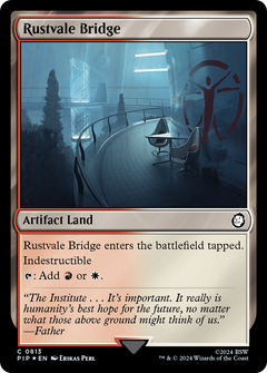 Rustvale Bridge (Surge Foil) (813) [Fallout] foil - Deck Out Gaming