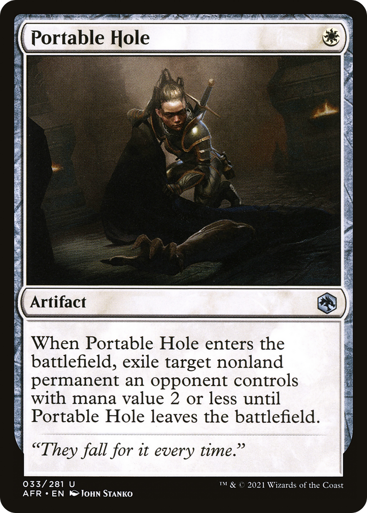 Portable Hole (33) [Adventures in the Forgotten Realms] foil - Deck Out Gaming