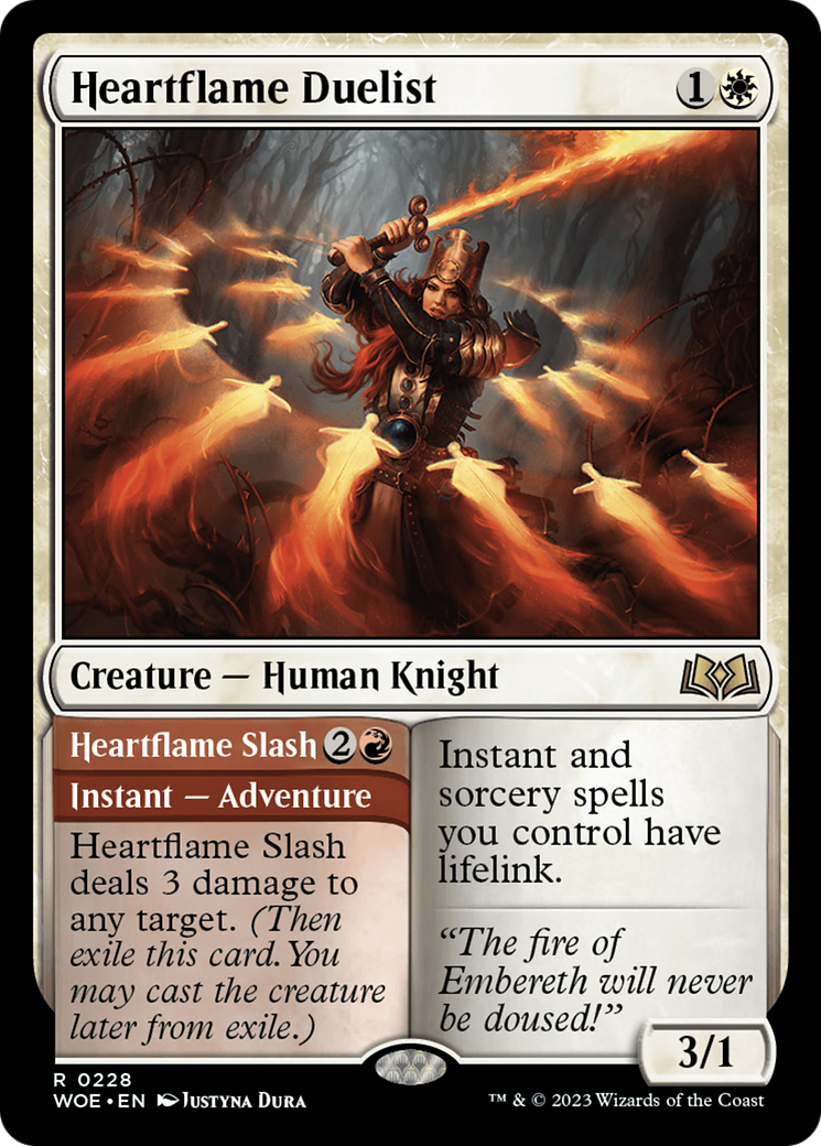 Heartflame Duelist (228) [Wilds of Eldraine] - Deck Out Gaming