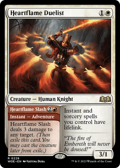 Heartflame Duelist (228) [Wilds of Eldraine] foil - Deck Out Gaming