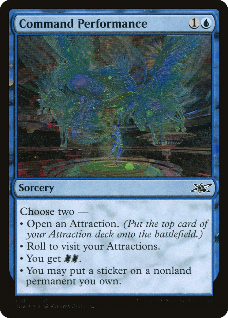 Command Performance (Galaxy Foil) (328) [Unfinity] foil - Deck Out Gaming