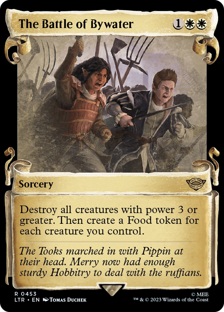 The Battle of Bywater (Showcase Scrolls) (453) [The Lord of the Rings: Tales of Middle-earth] foil - Deck Out Gaming