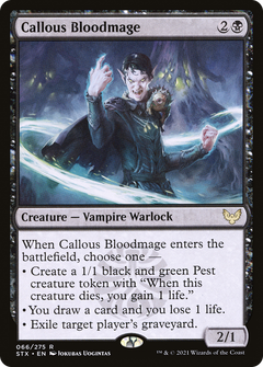 Callous Bloodmage (66) [Strixhaven: School of Mages] foil - Deck Out Gaming