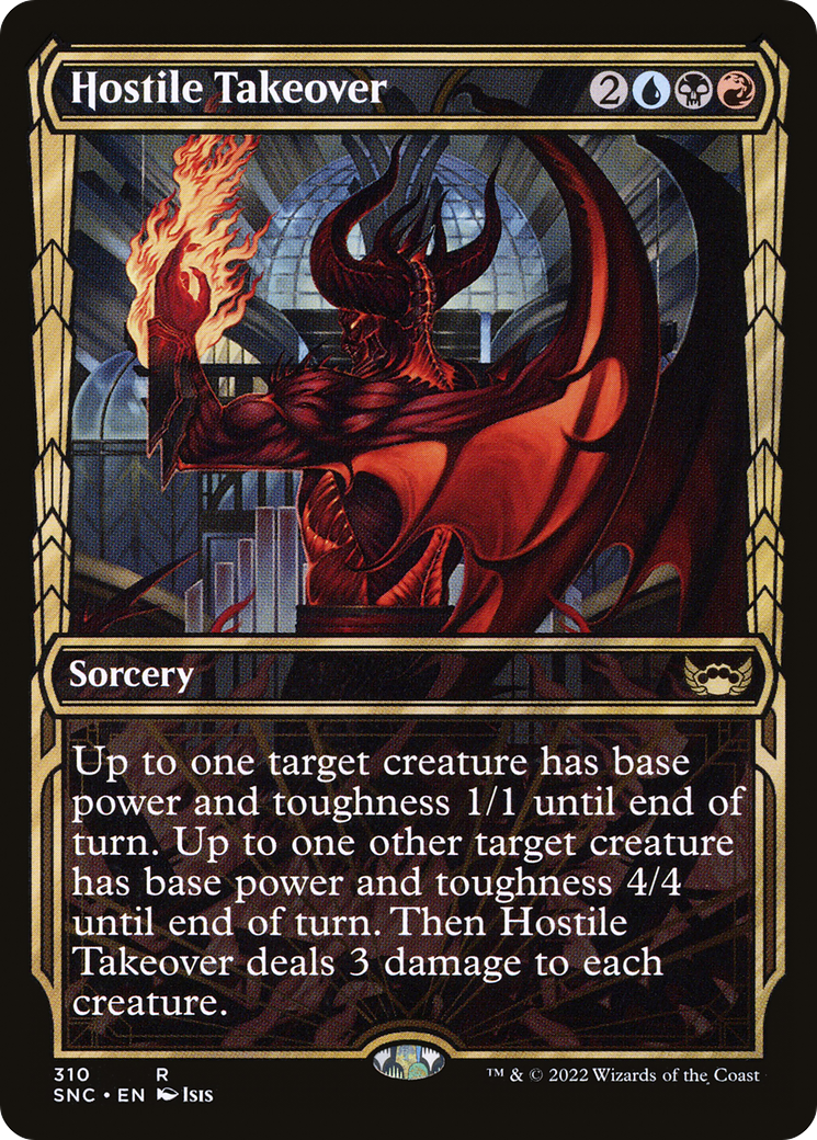 Hostile Takeover (Showcase) (310) [Streets of New Capenna] foil - Deck Out Gaming