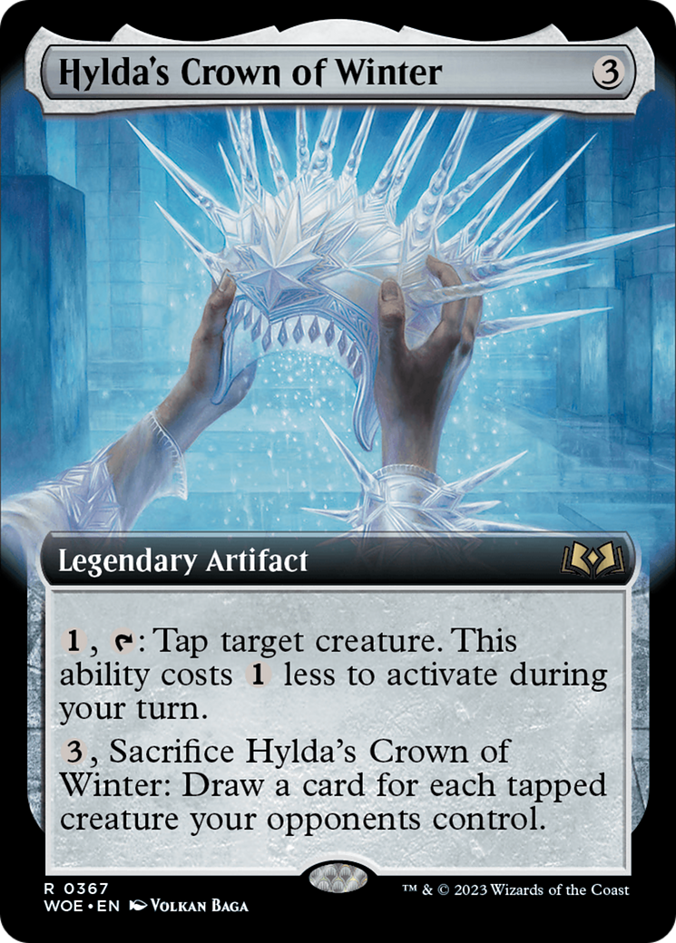 Hylda's Crown of Winter (Extended Art) (367) [Wilds of Eldraine] foil - Deck Out Gaming