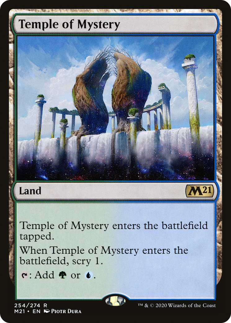 Temple of Mystery (254) [Core Set 2021] foil - Deck Out Gaming