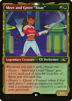 Meet and Greet "Sisay" (Showcase) (Galaxy Foil) (515) [Unfinity] foil - Deck Out Gaming