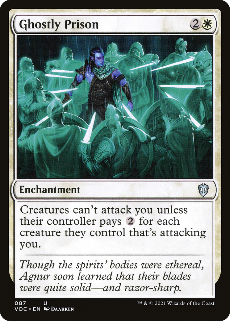 Ghostly Prison (87) [Commander: Innistrad: Crimson Vow] - Deck Out Gaming