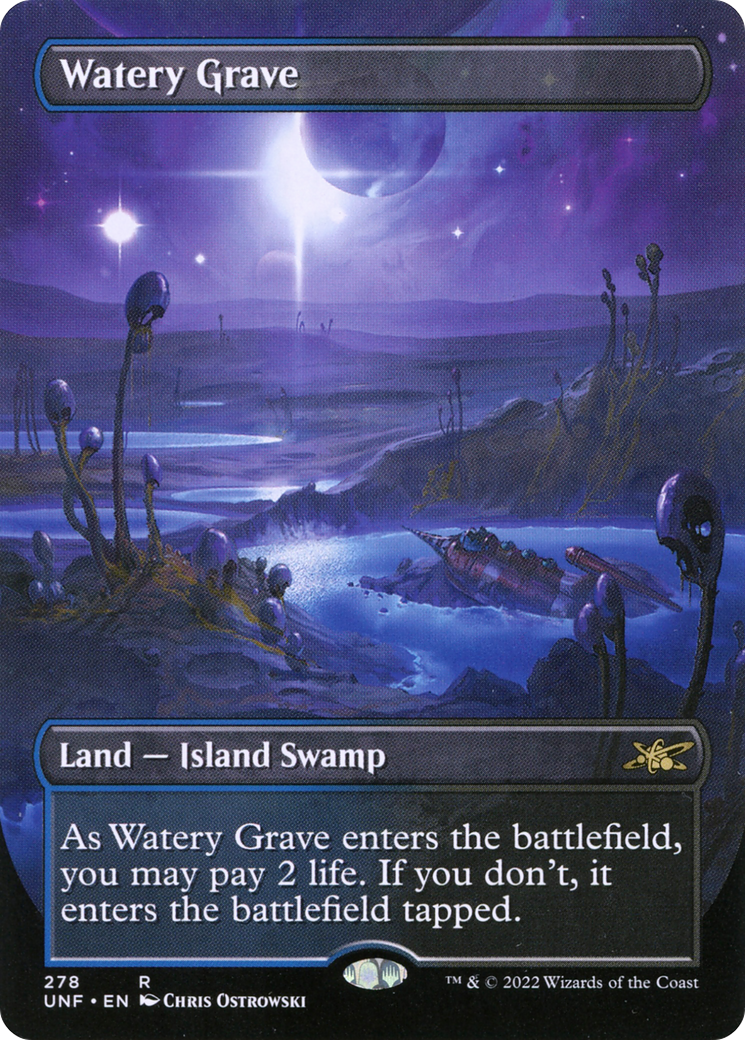 Watery Grave (Borderless) (278) [Unfinity] - Deck Out Gaming