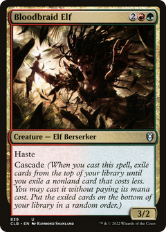 Bloodbraid Elf (839) [Commander Legends: Battle for Baldur's Gate] - Deck Out Gaming