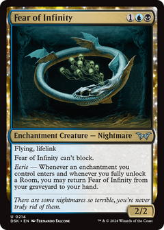 Fear of Infinity (214) [Duskmourn: House of Horror] foil - Deck Out Gaming