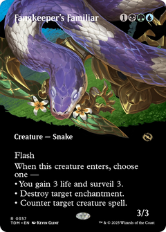Fangkeeper's Familiar (Borderless) (357) [Tarkir: Dragonstorm] foil - Deck Out Gaming