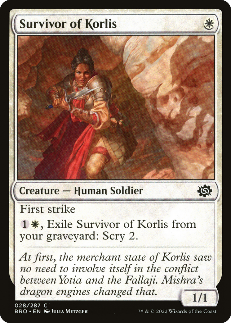 Survivor of Korlis (28) [The Brothers' War] - Deck Out Gaming