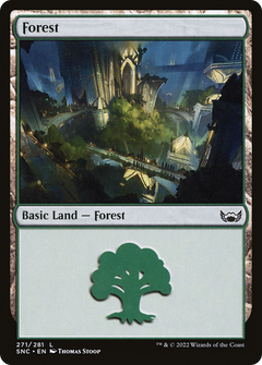Forest (271) (271) [Streets of New Capenna] foil - Deck Out Gaming