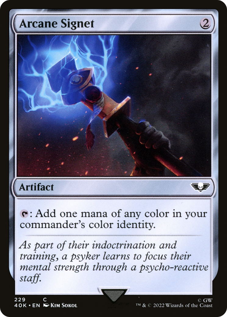 Arcane Signet (229) (229) [Warhammer 40,000 Commander] - Deck Out Gaming