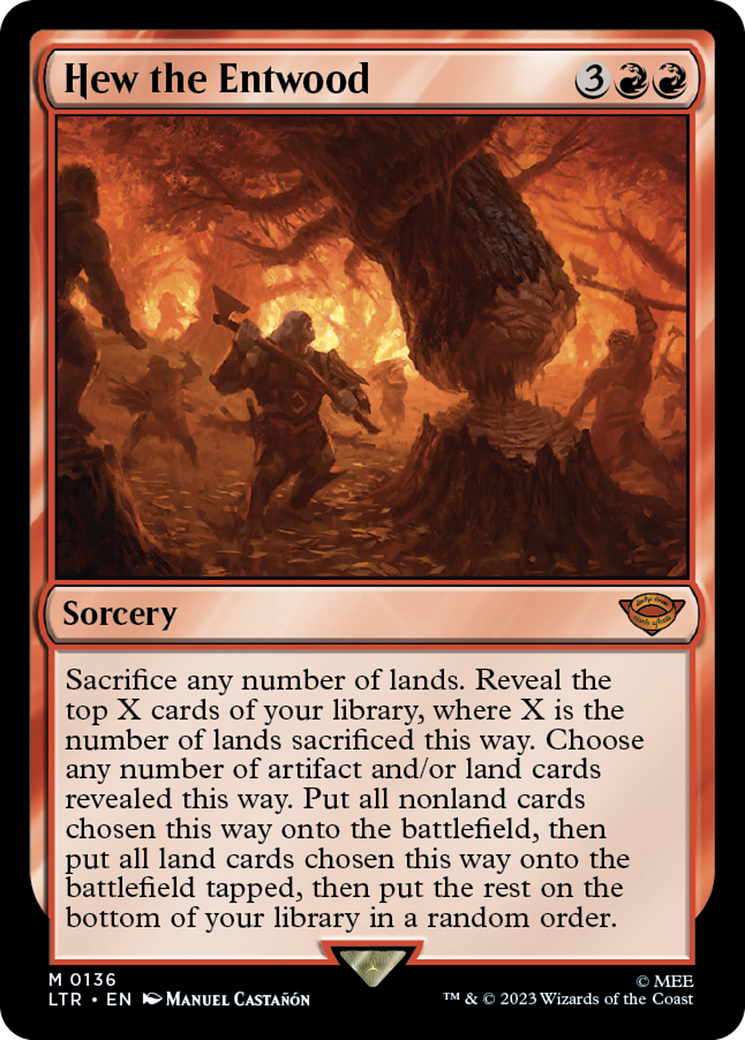 Hew the Entwood (136) [The Lord of the Rings: Tales of Middle-earth] - Deck Out Gaming