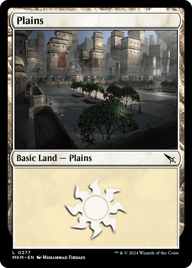 Plains (0277) (277) [Murders at Karlov Manor] - Deck Out Gaming