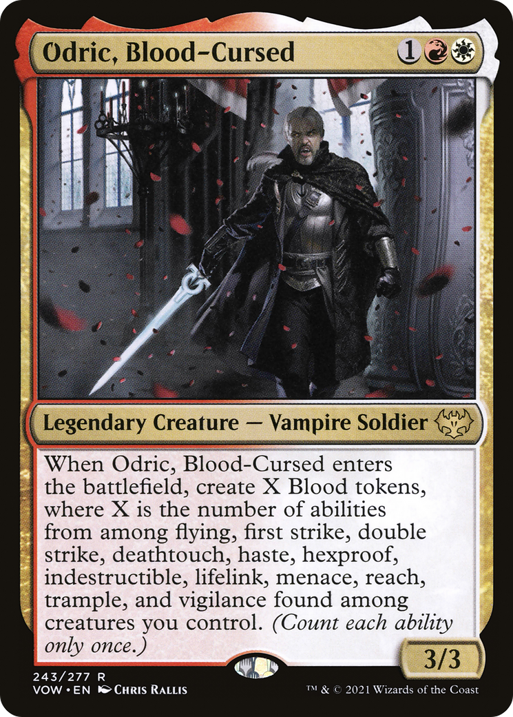 Odric, Blood-Cursed (243) [Innistrad: Crimson Vow] foil - Deck Out Gaming