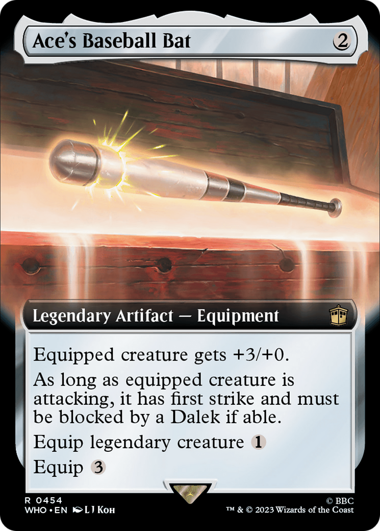 Ace's Baseball Bat (Extended Art) (454) [Doctor Who] - Deck Out Gaming