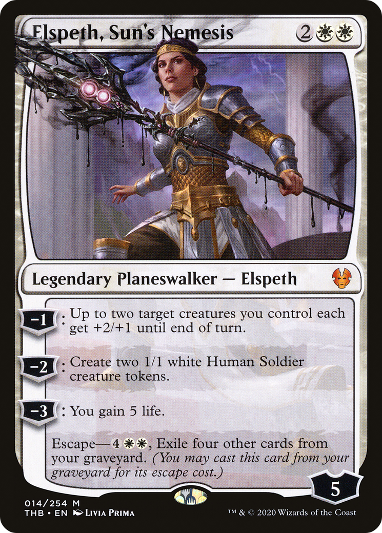 Elspeth, Sun's Nemesis (14) [Theros Beyond Death] - Deck Out Gaming