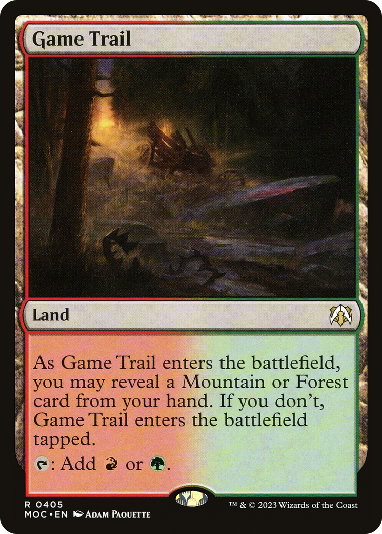 Game Trail (405) [March of the Machine Commander] - Deck Out Gaming